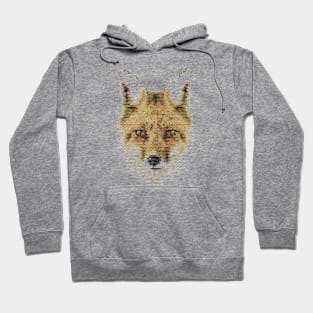 Geometric Animal Fox Hoodie